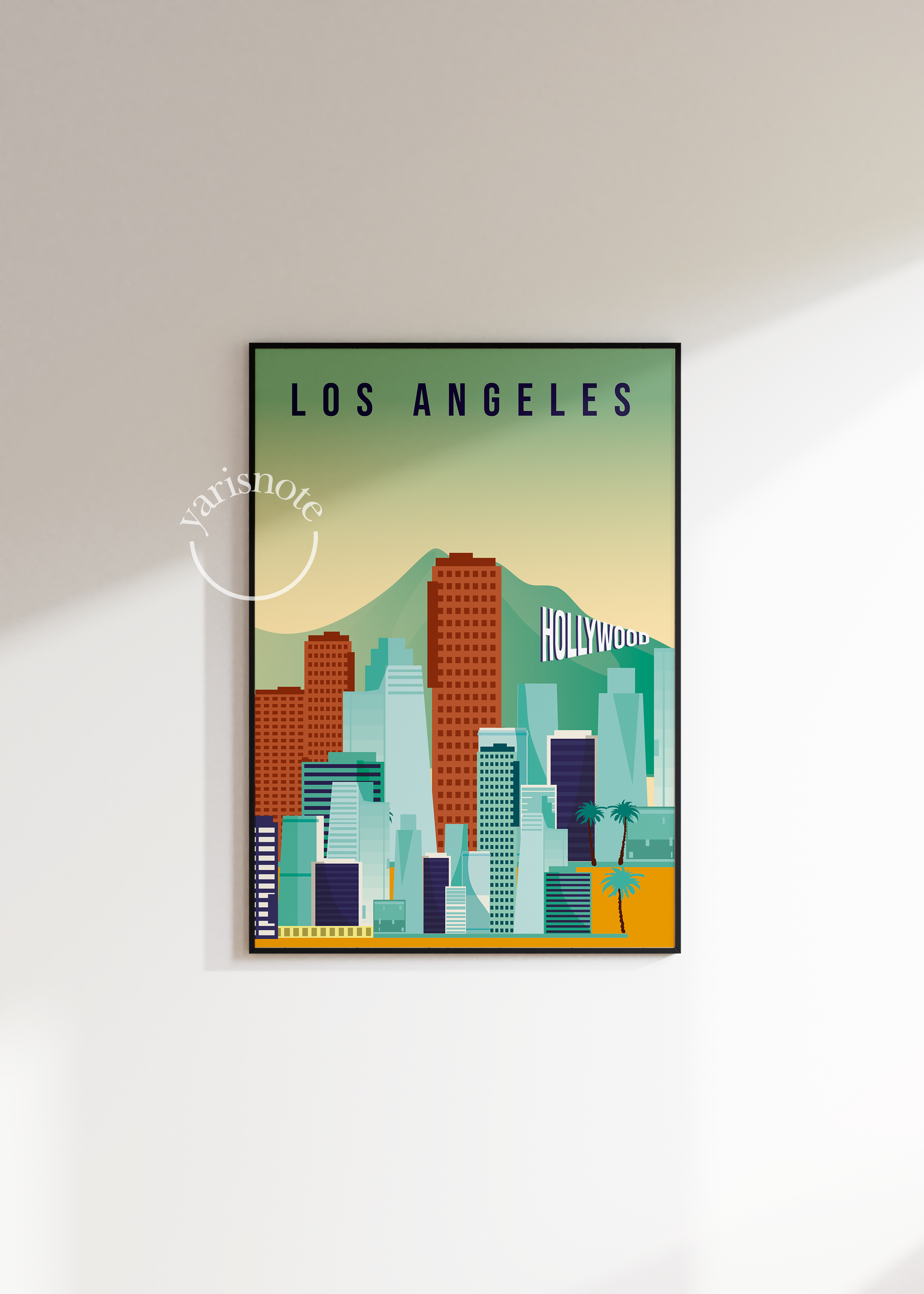 Los Angeles City Unframed Poster