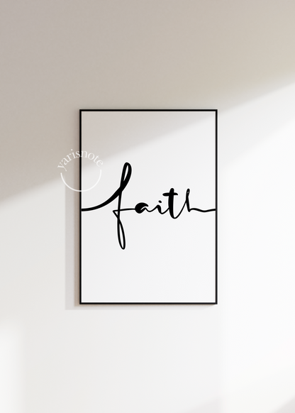 Faith Unframed Poster
