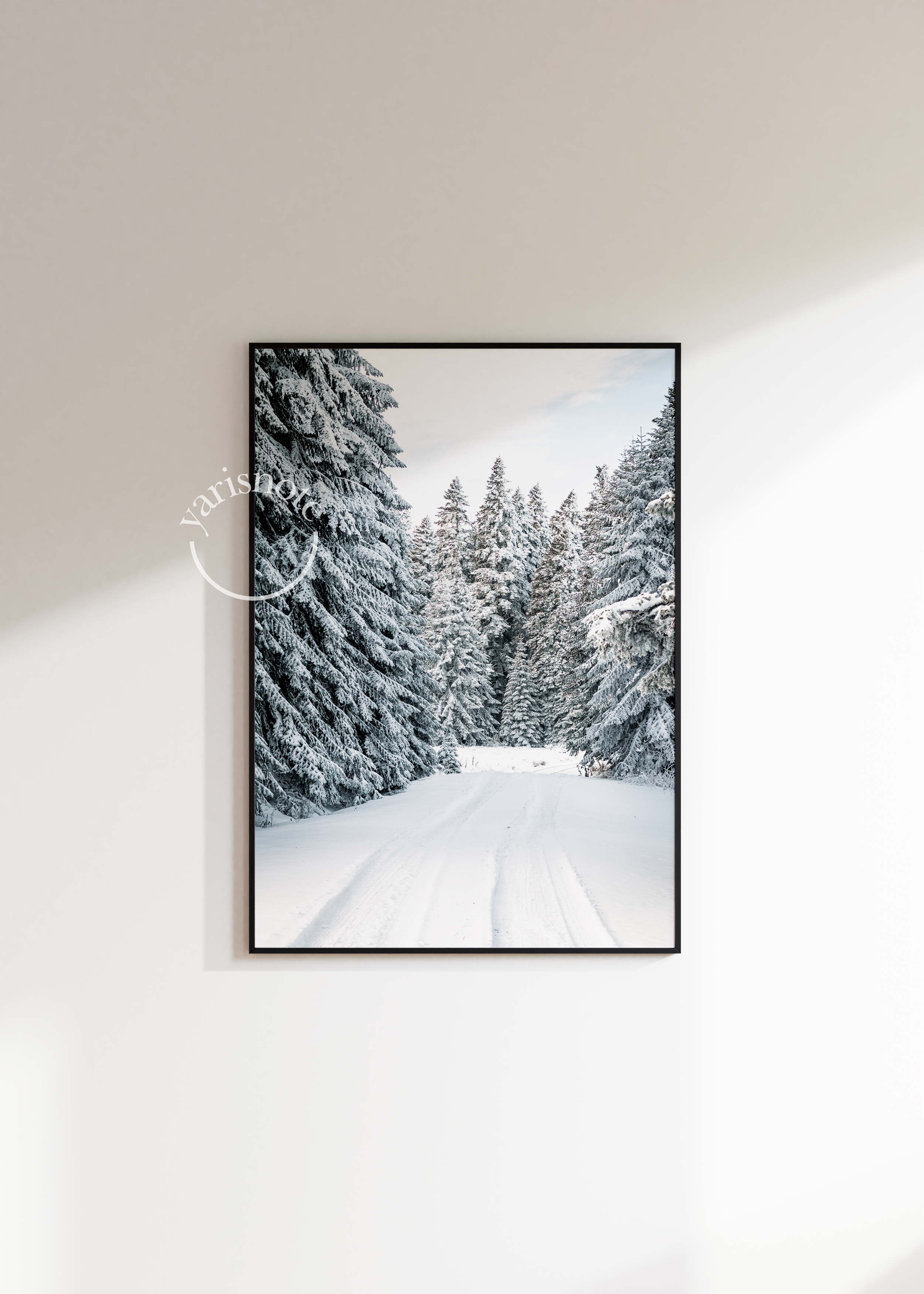 Winter Forest Çerçevesiz Poster