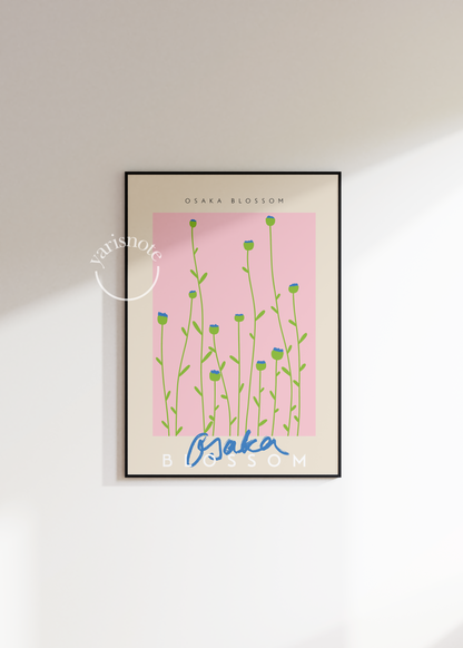 Osaka Blossom Çerçevesiz Poster