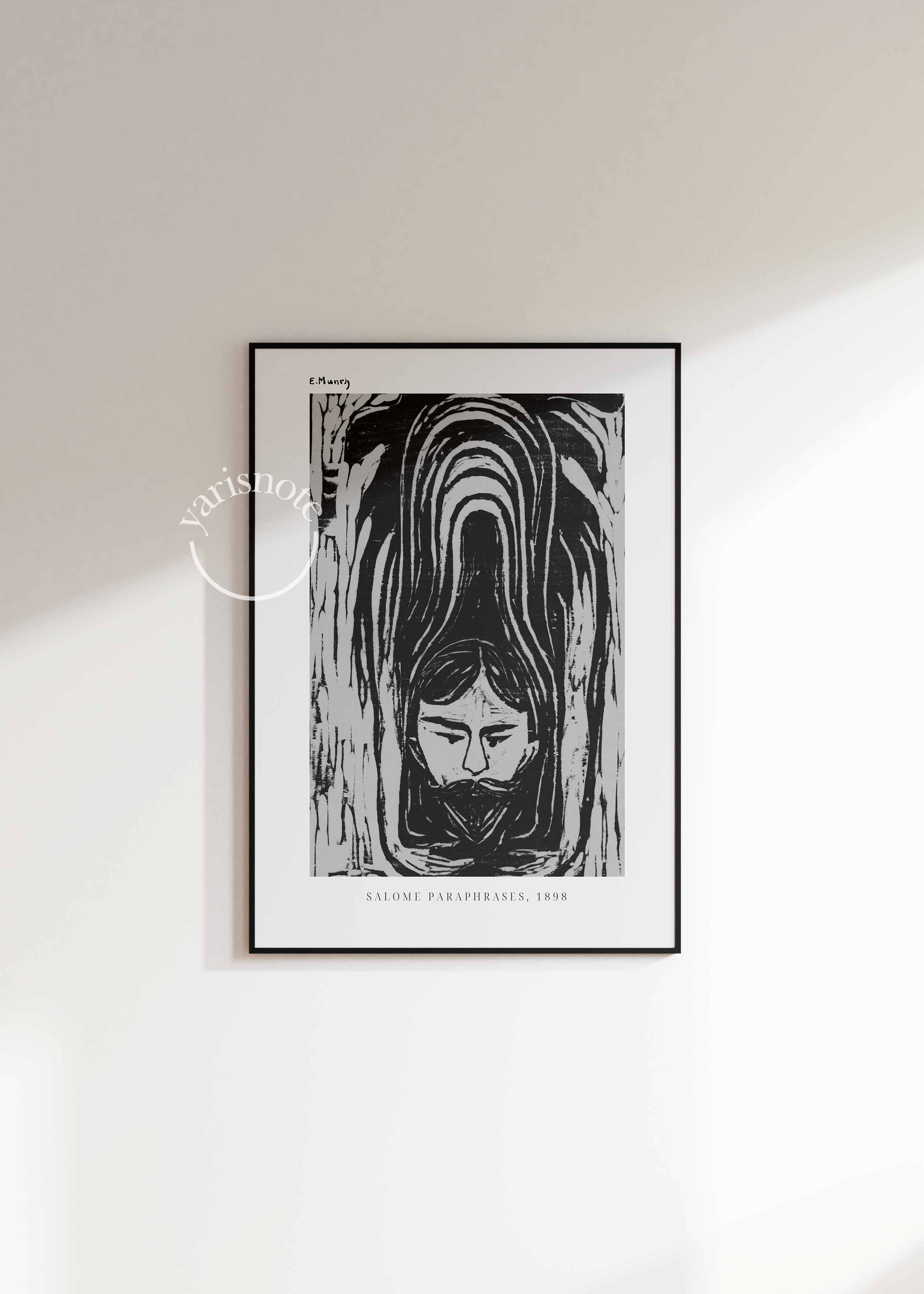 Edvard Munch Salome Paraphrases Unframed Poster