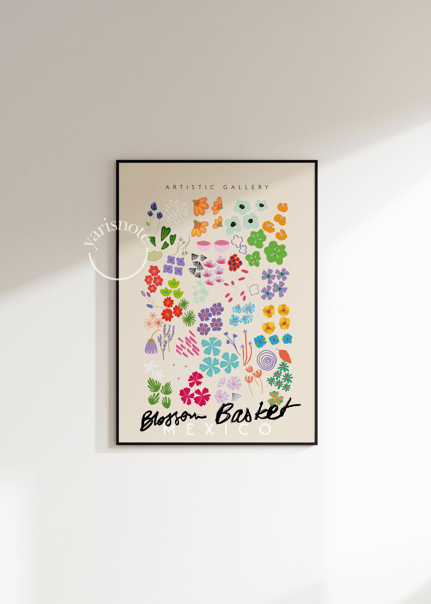 Blossom Basket Mexico Çerçevesiz Poster