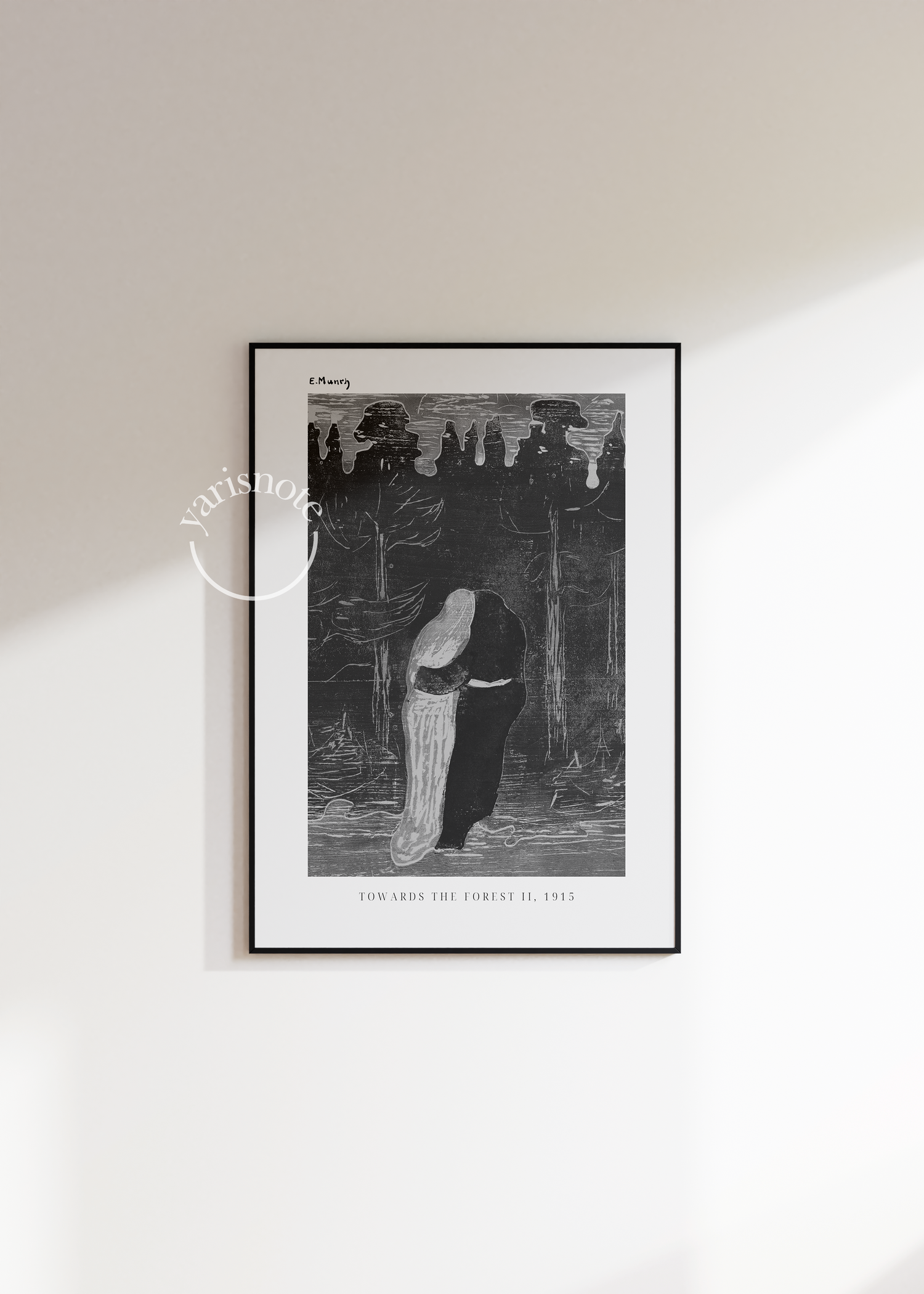 Edvard Munch Towards The Forest Unframed Poster