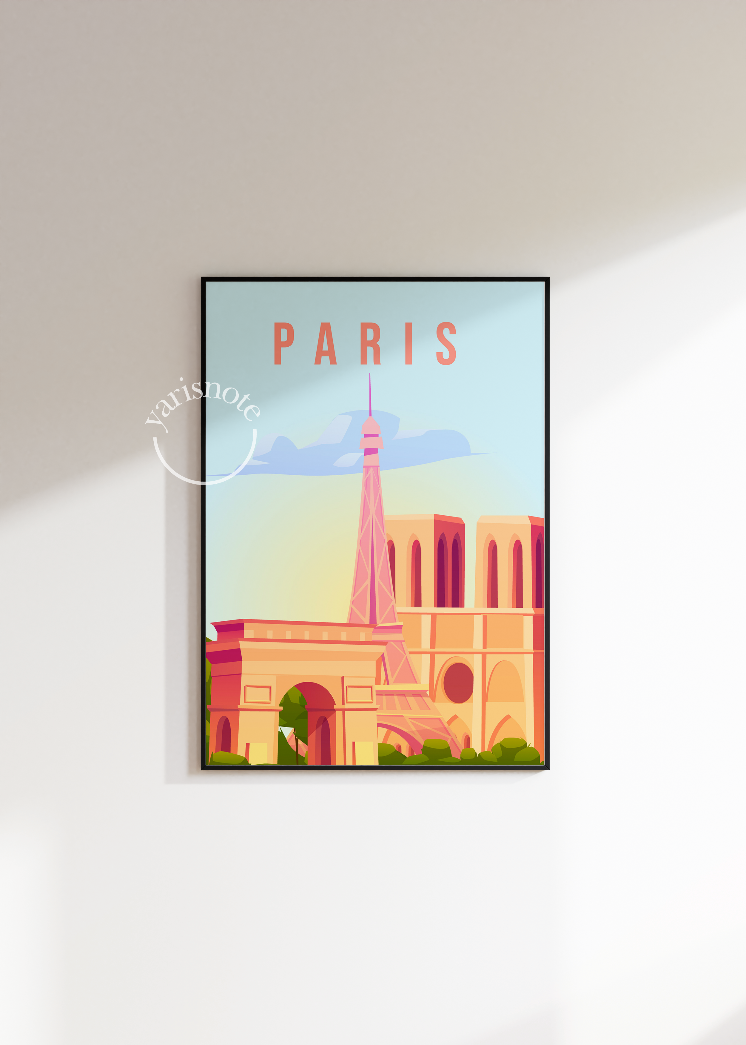 Paris City Unframed Poster
