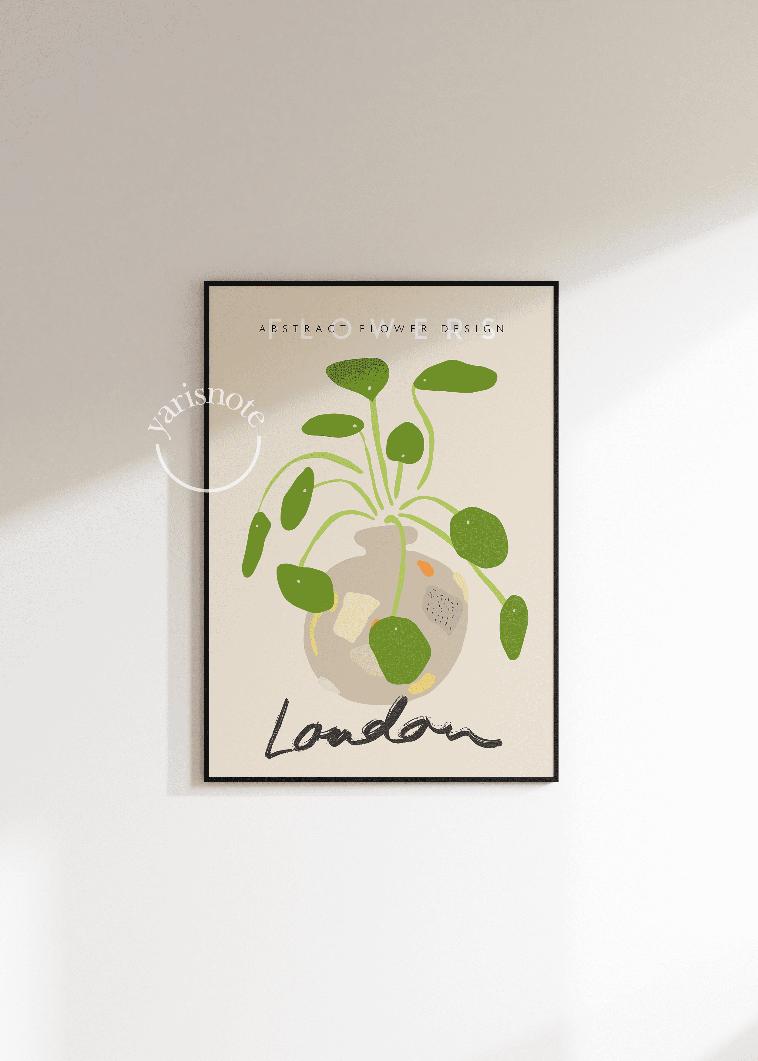 London Flowers Unframed Poster