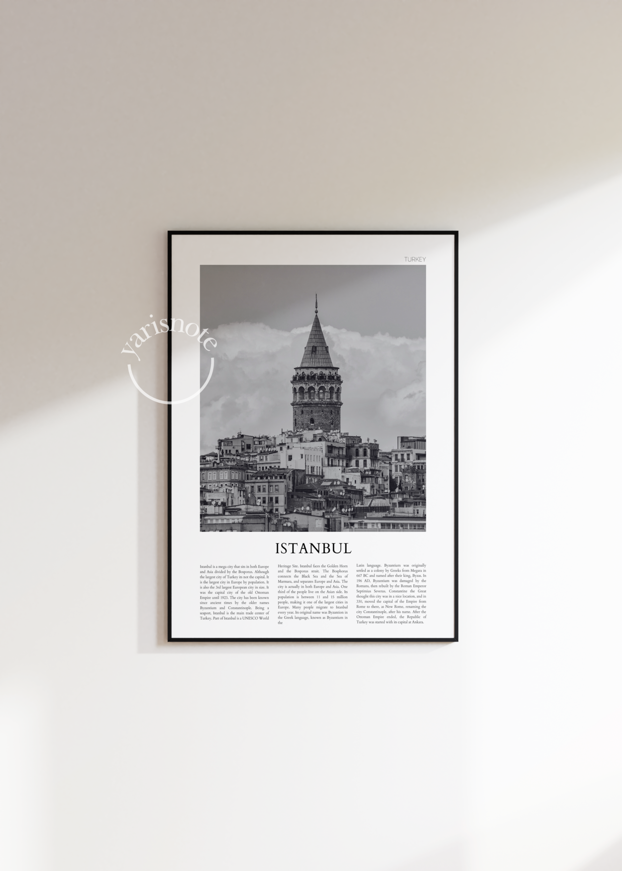 Istanbul Unframed Poster