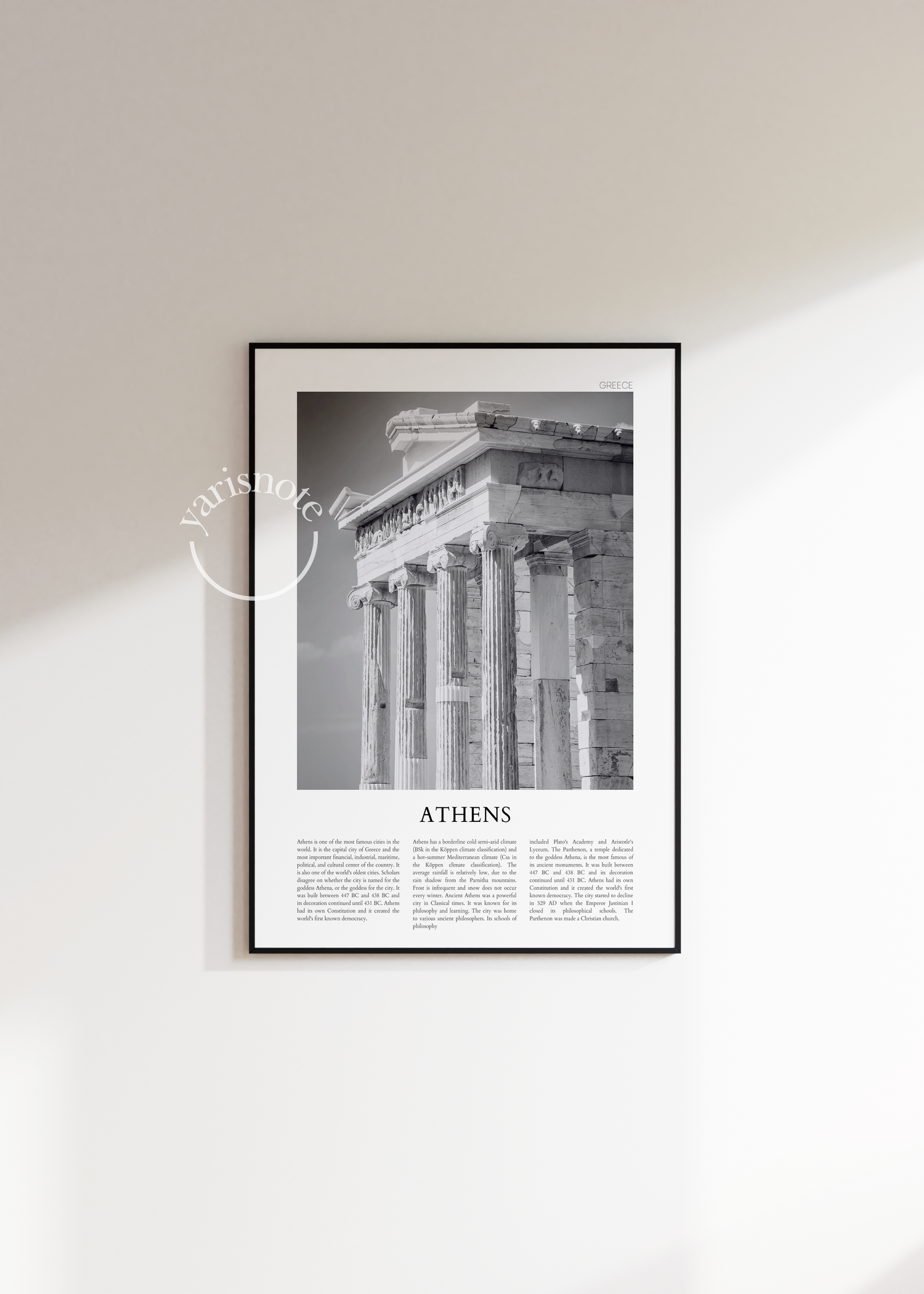 Athens Unframed Poster