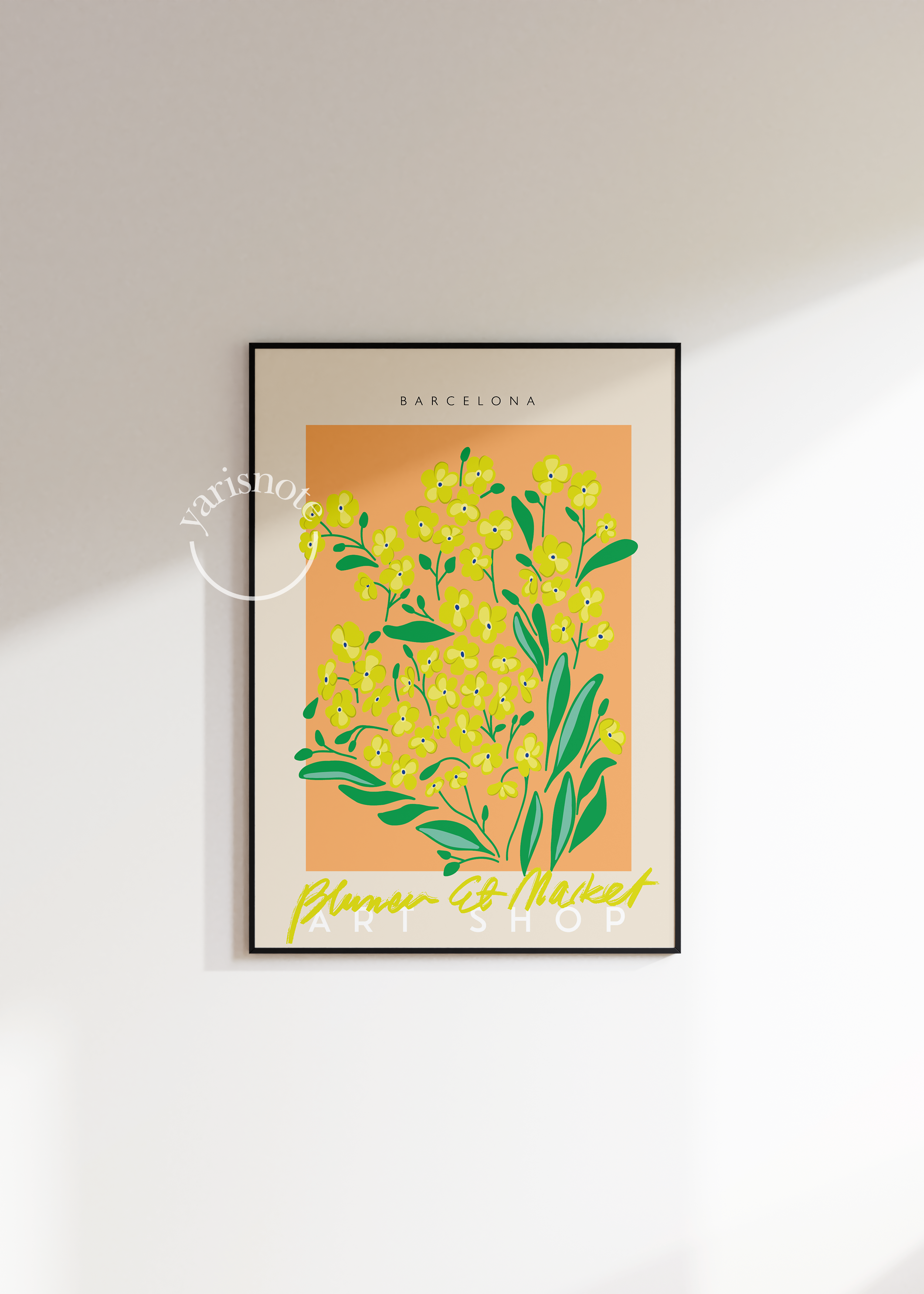 Barcelona Flowers Unframed Poster