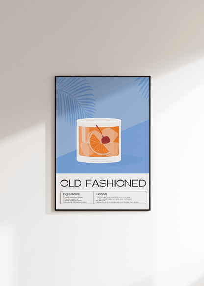 Cocktail Old Fashioned Unframed Poster