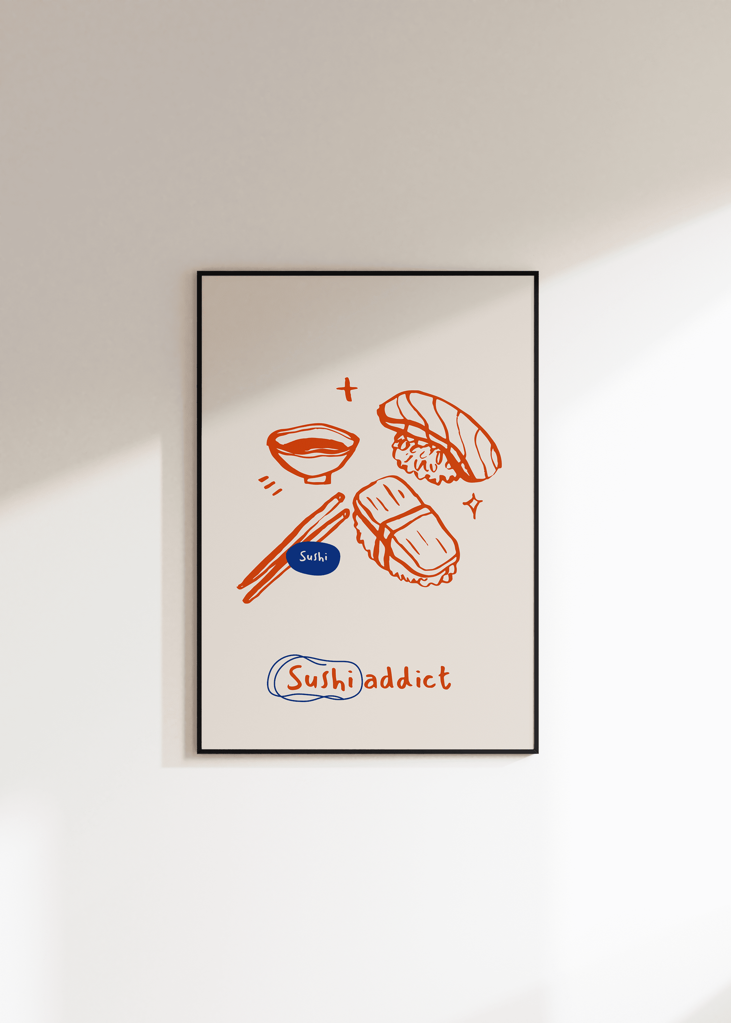 Sushi Çerçevesiz Poster