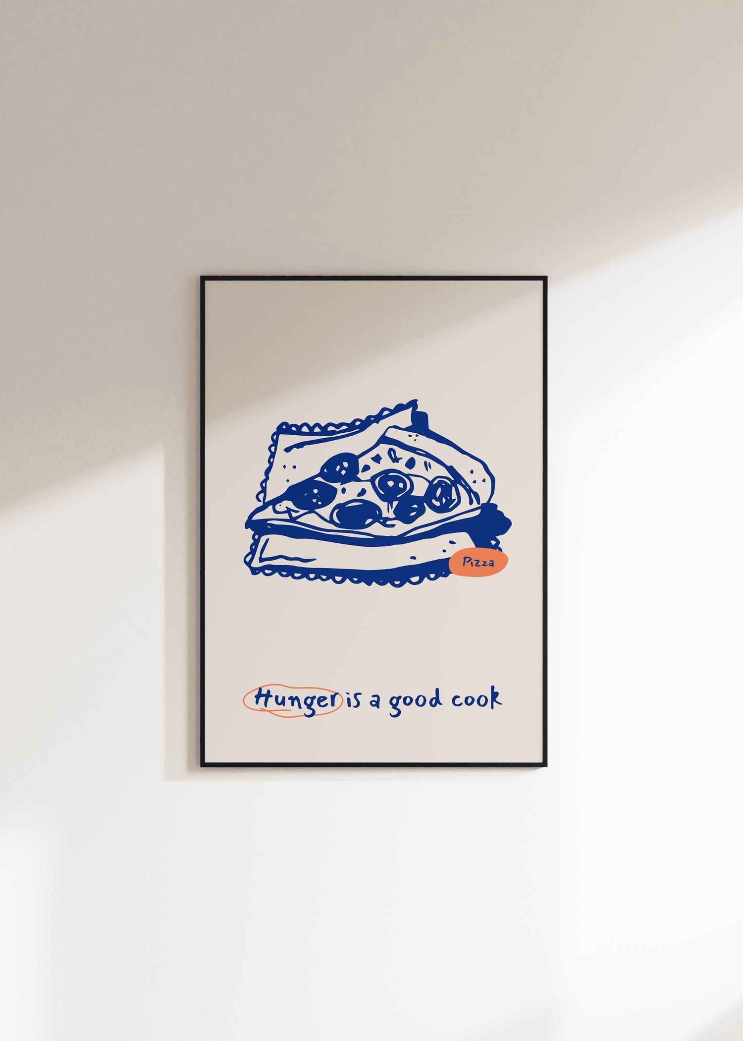 Pizza Çerçevesiz Poster