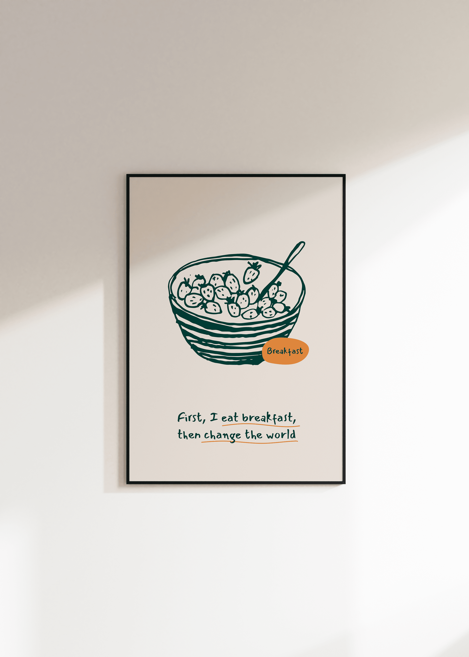 Breakfast Unframed Poster