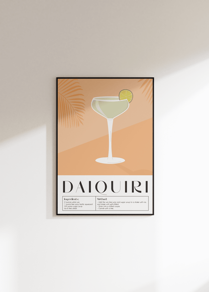 Cocktail Daiquiri Unframed Poster
