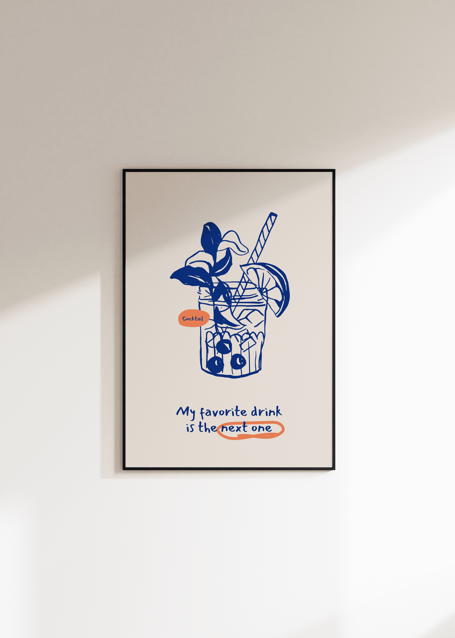 Cocktail Unframed Poster
