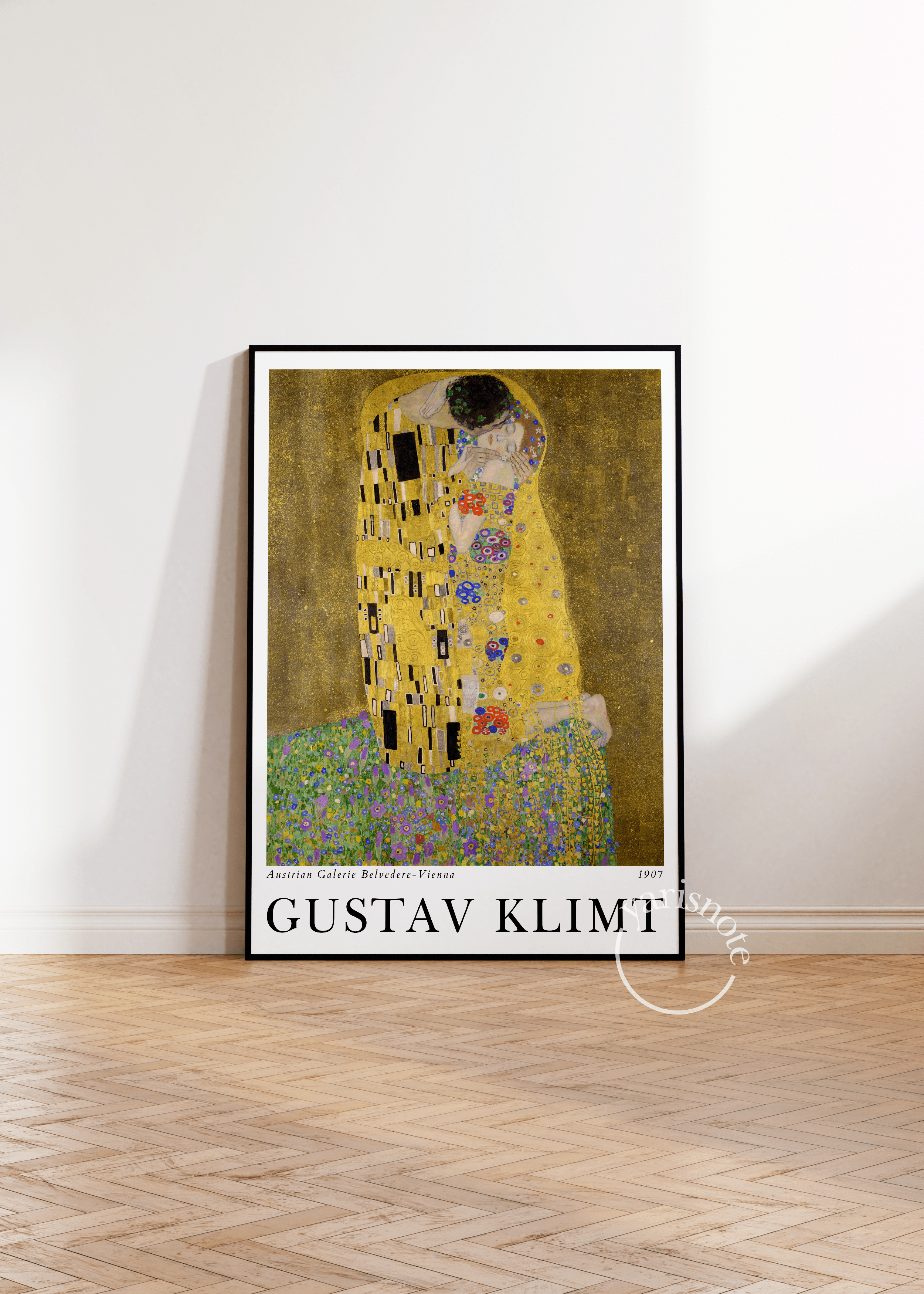 Gustav Klimt The Kiss Unframed Poster