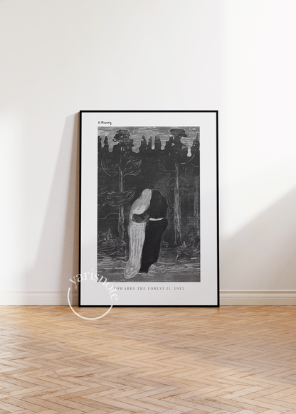 Edvard Munch Towards The Forest Unframed Poster