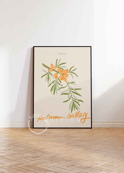 Paris Autumn Gallery Unframed Poster