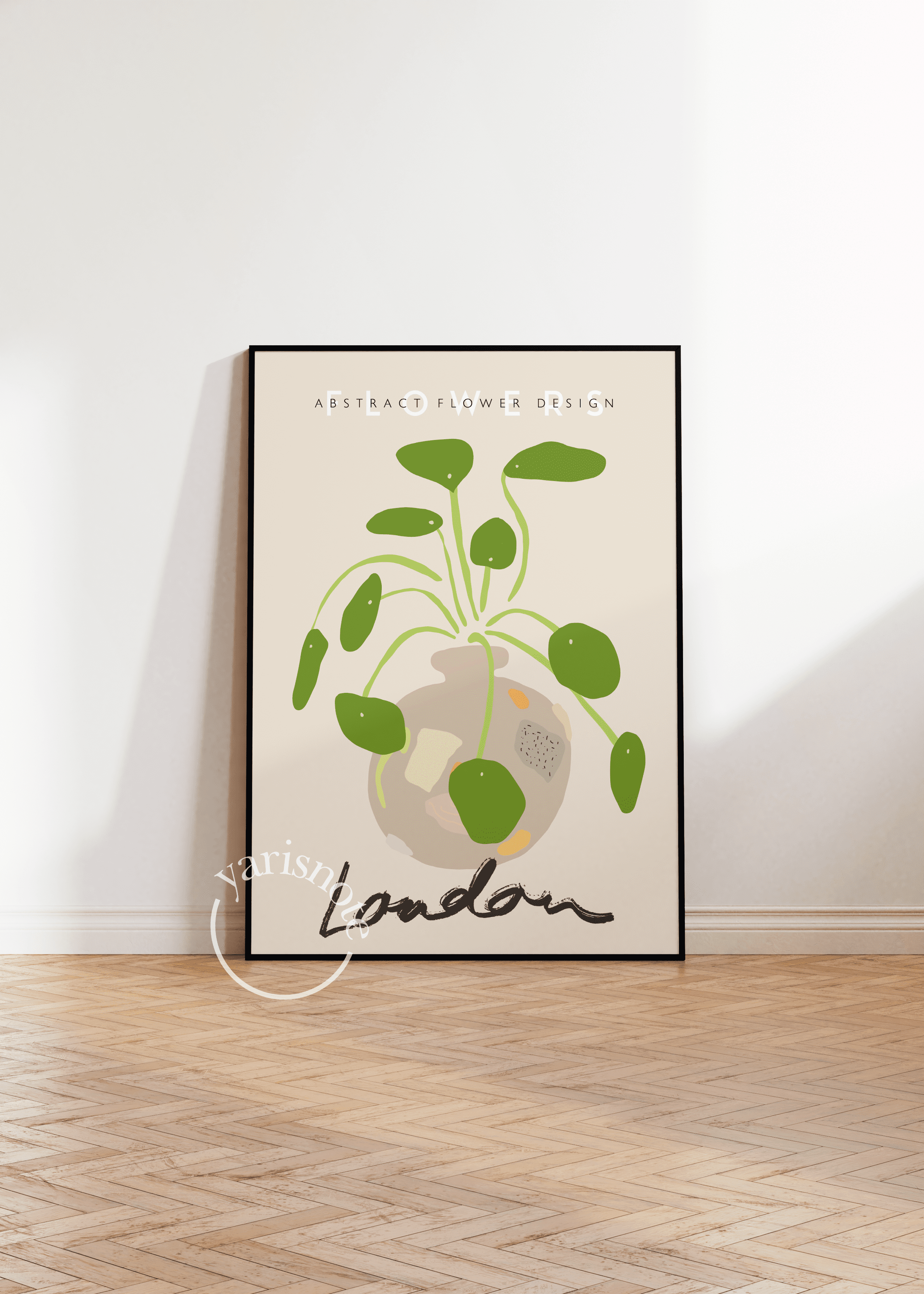 London Flowers Unframed Poster