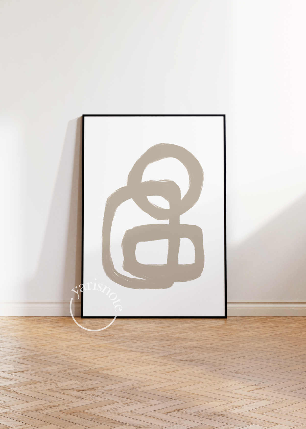Abstract Çerçevesiz Poster