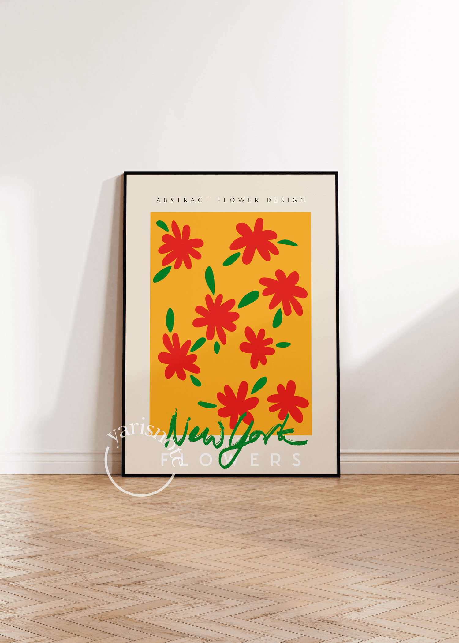 New York Flowers Unframed Poster