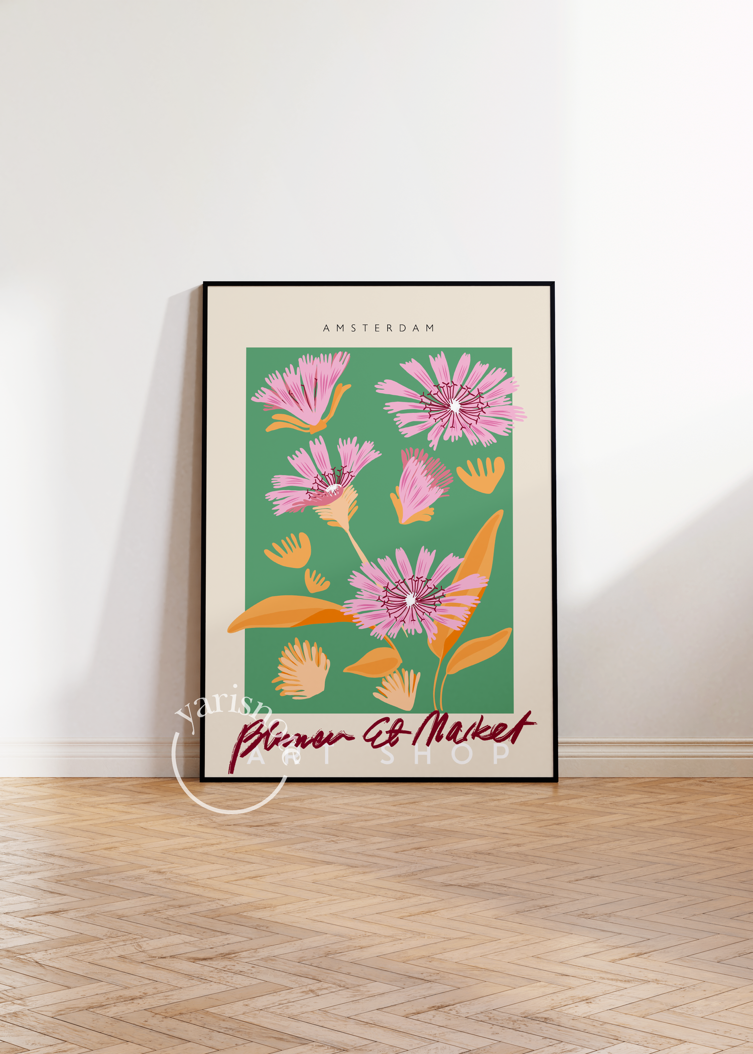 Amsterdam Flowers Unframed Poster