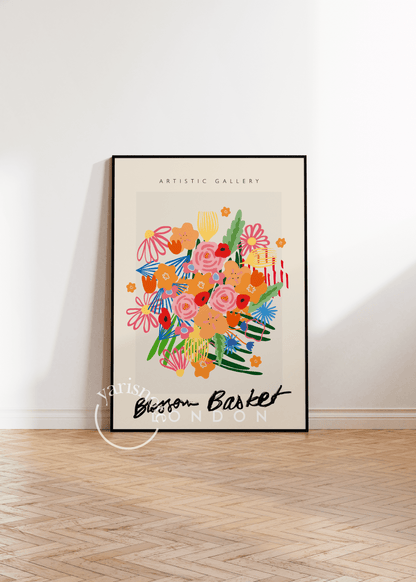 Blossom Basket London Unframed Poster