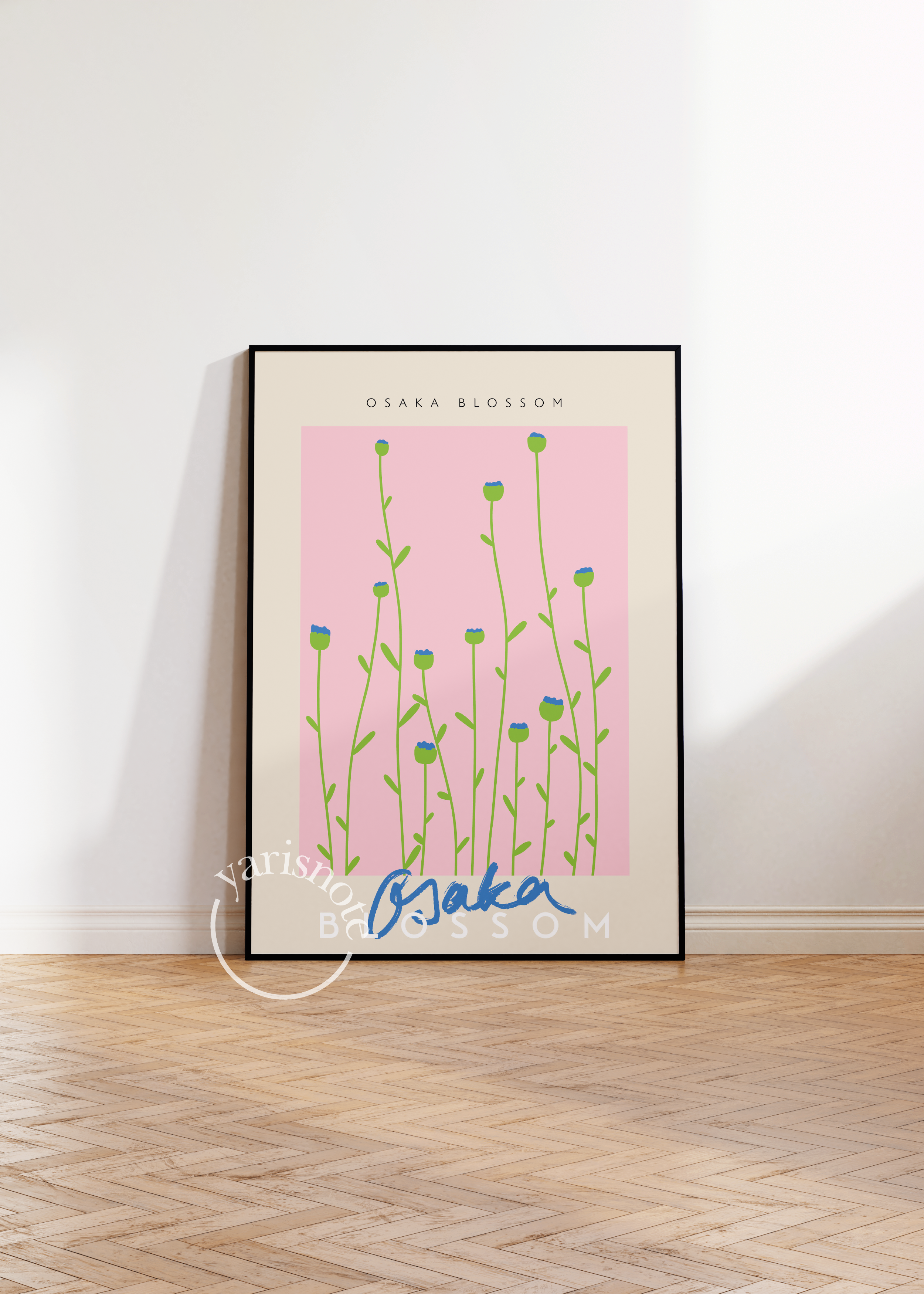 Osaka Blossom Unframed Poster