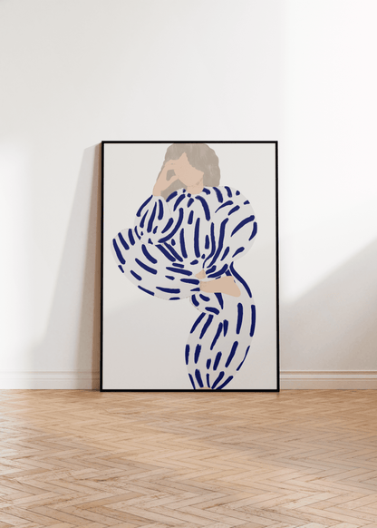 Bohemian Woman Figure Unframed Poster