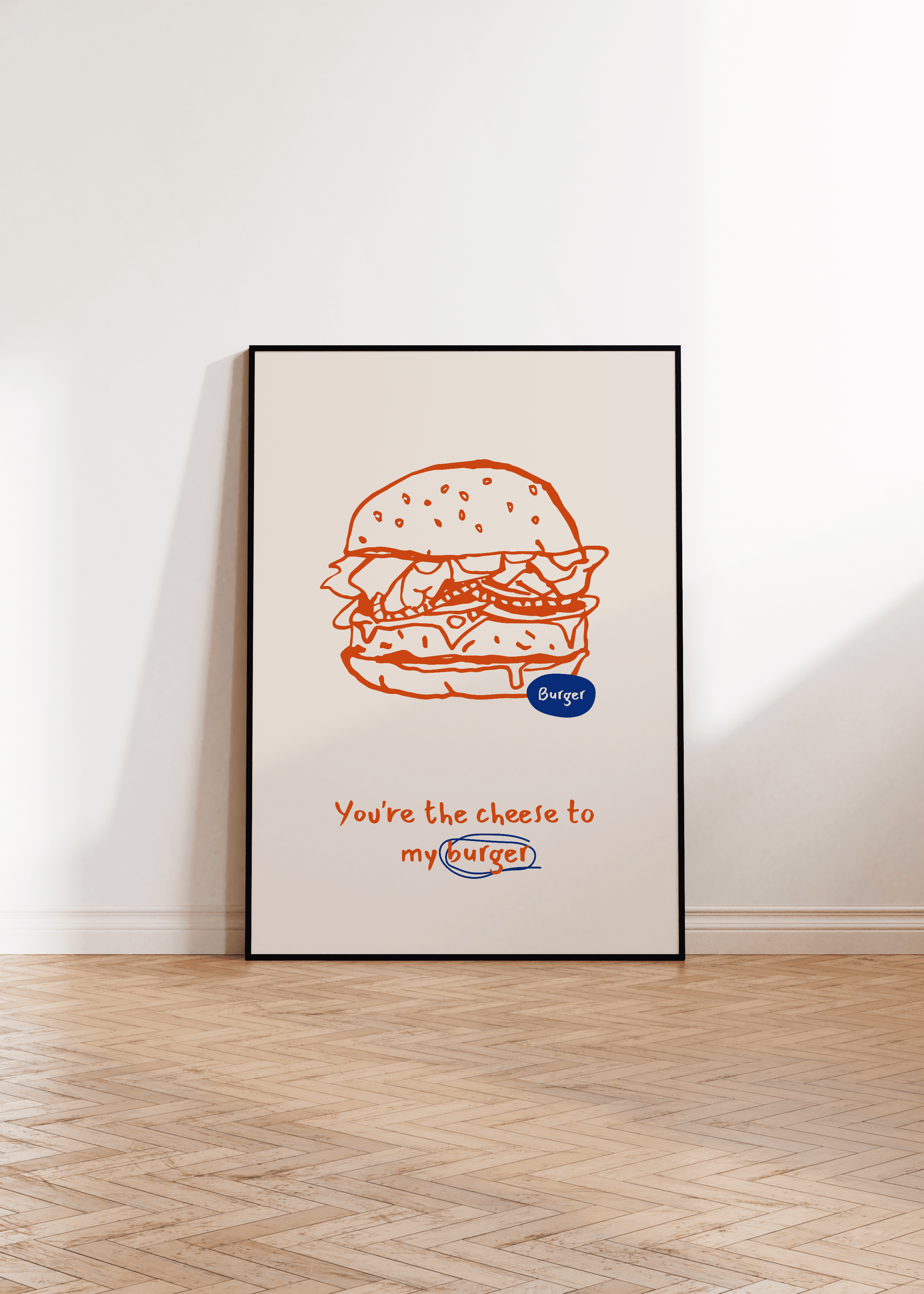 Burger Unframed Poster