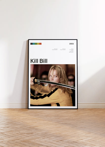 Kill Bill Film Çerçevesiz Poster