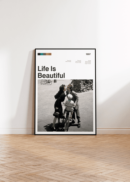 Life Is Beautiful Movie Unframed Poster