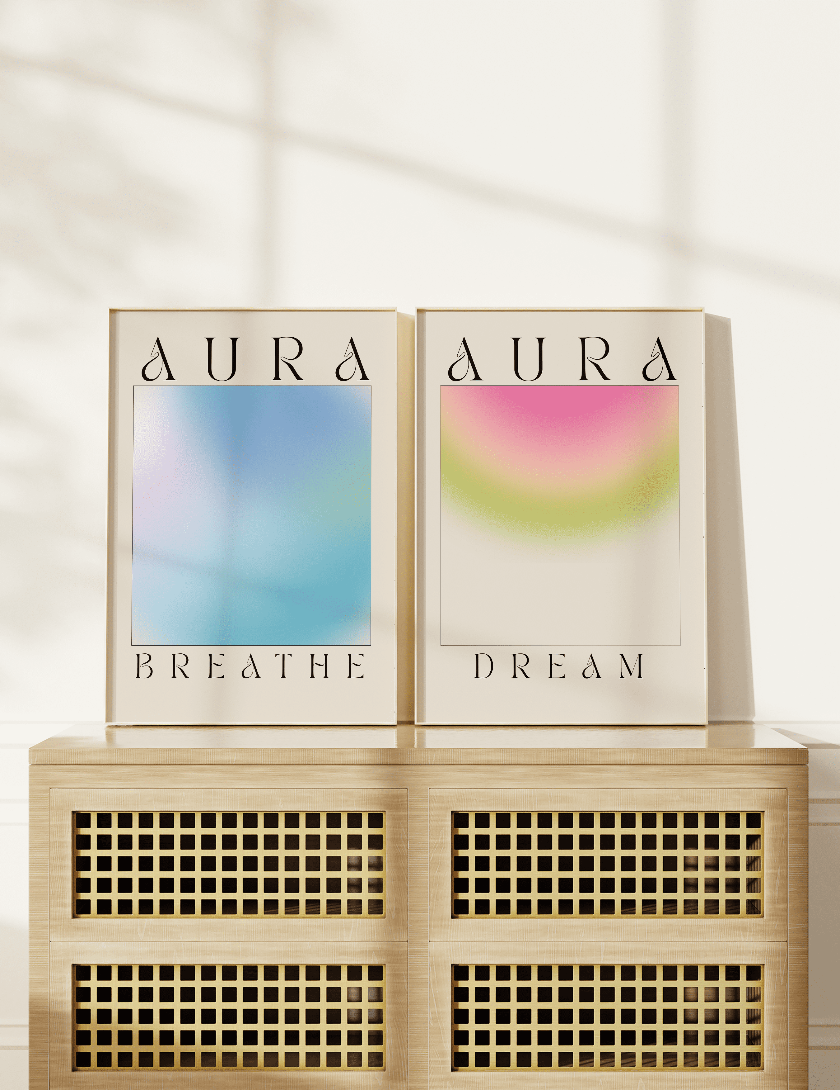 Aura Set of 2 Unframed Poster