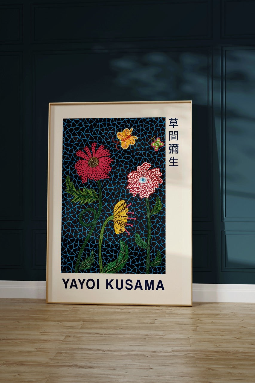 Yayoi Kusama Çerçevesiz Poster