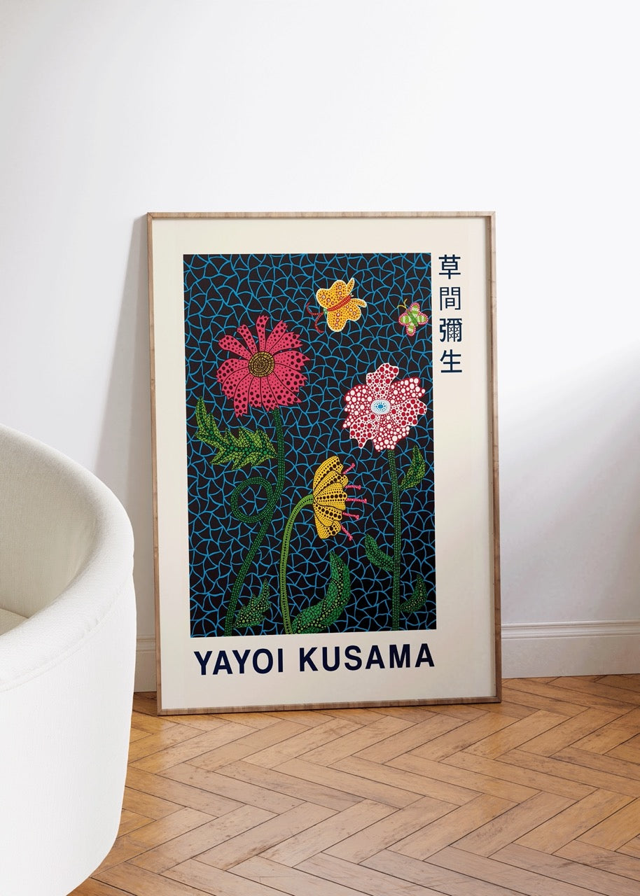 Yayoi Kusama Çerçevesiz Poster