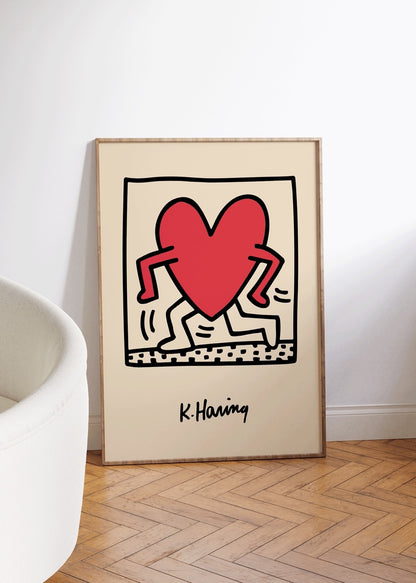Keith Haring Unframed Poster