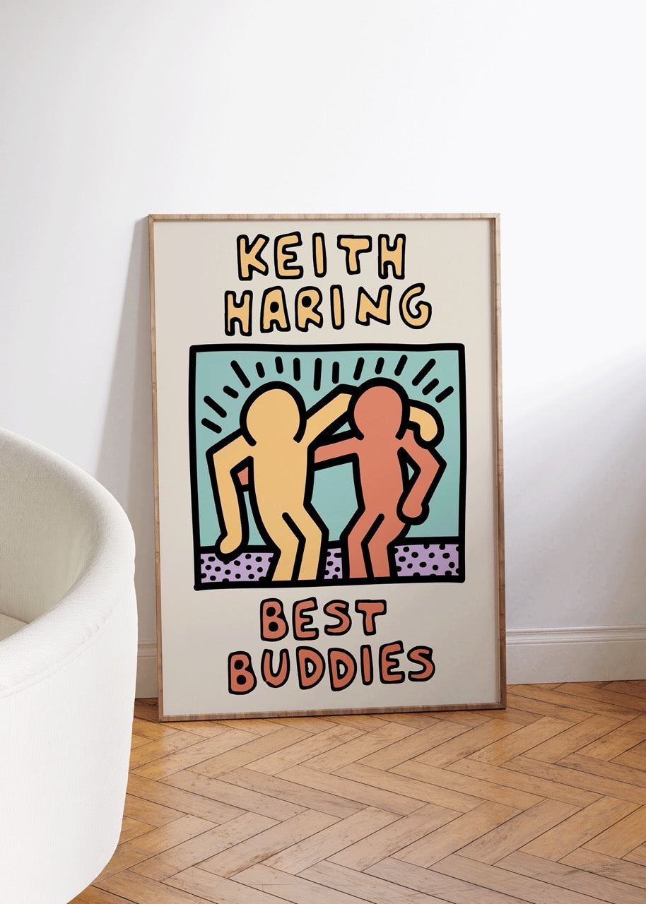 Keith Haring Çerçevesiz Poster