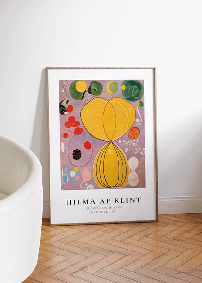 Hilma Af Klint Çerçevesiz Poster