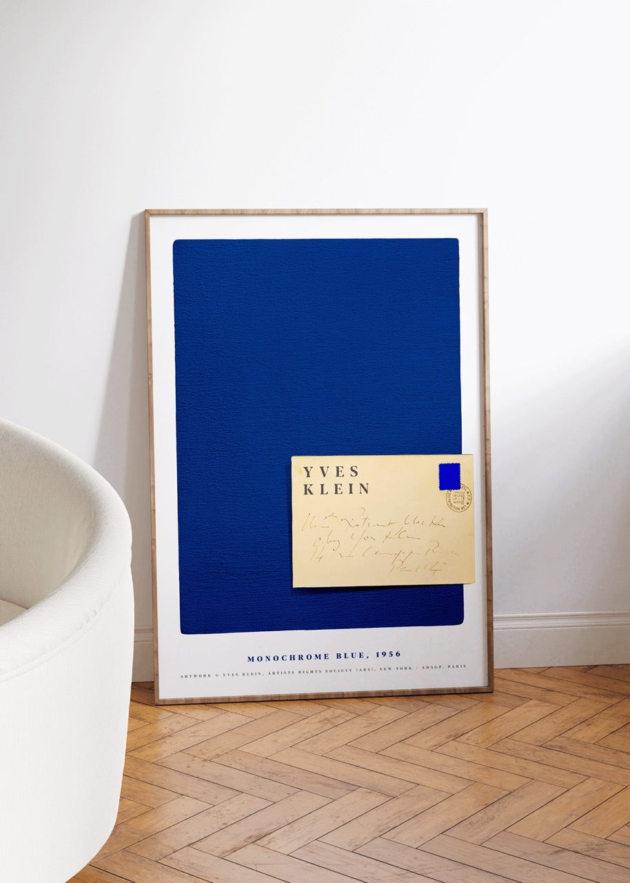 Yves Klein Unframed Poster