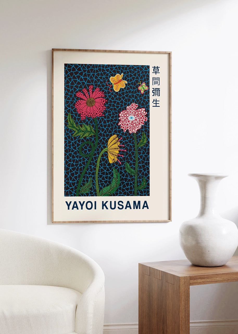 Yayoi Kusama Çerçevesiz Poster