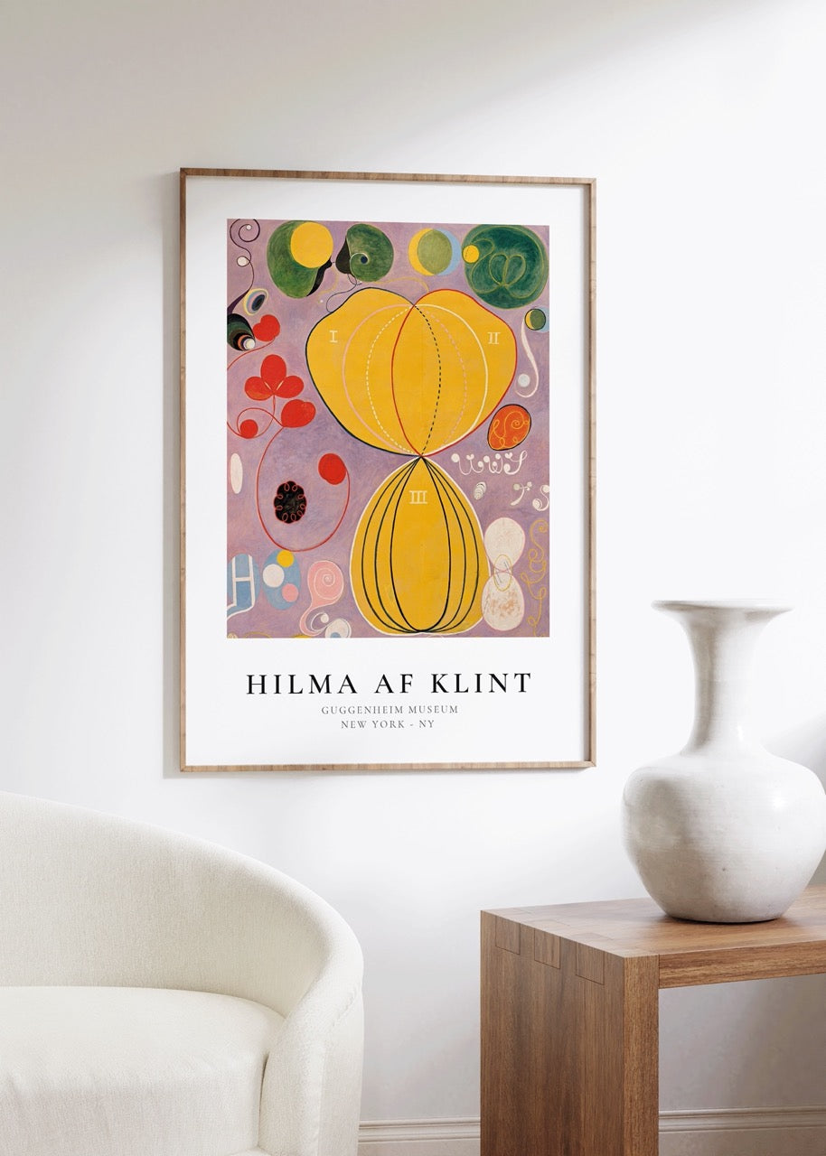 Hilma Af Klint Çerçevesiz Poster