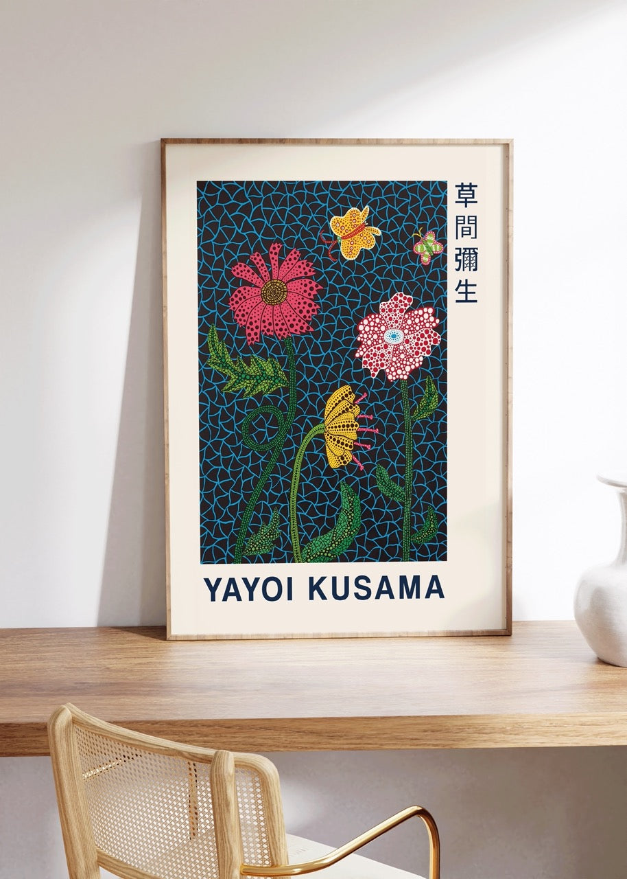 Yayoi Kusama Çerçevesiz Poster