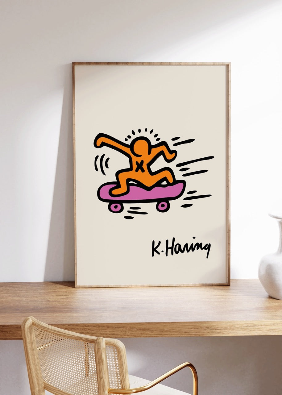 Keith Haring Unframed Poster
