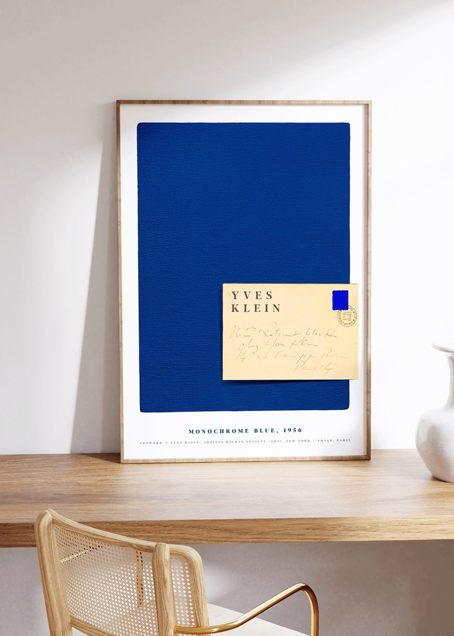 Yves Klein Unframed Poster