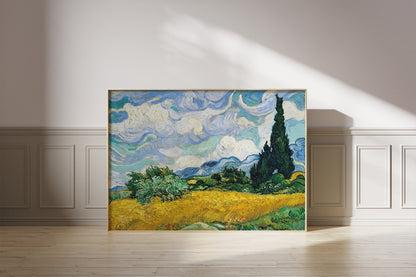 Van Gogh Selvili Buğday Tarlası No.2 Çerçevesiz Poster