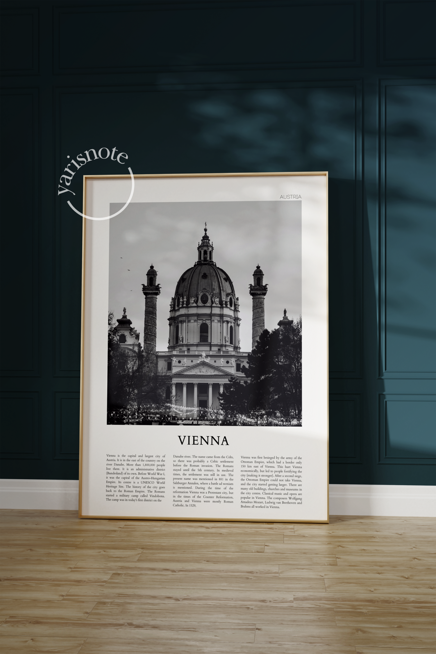 Vienna Unframed Poster