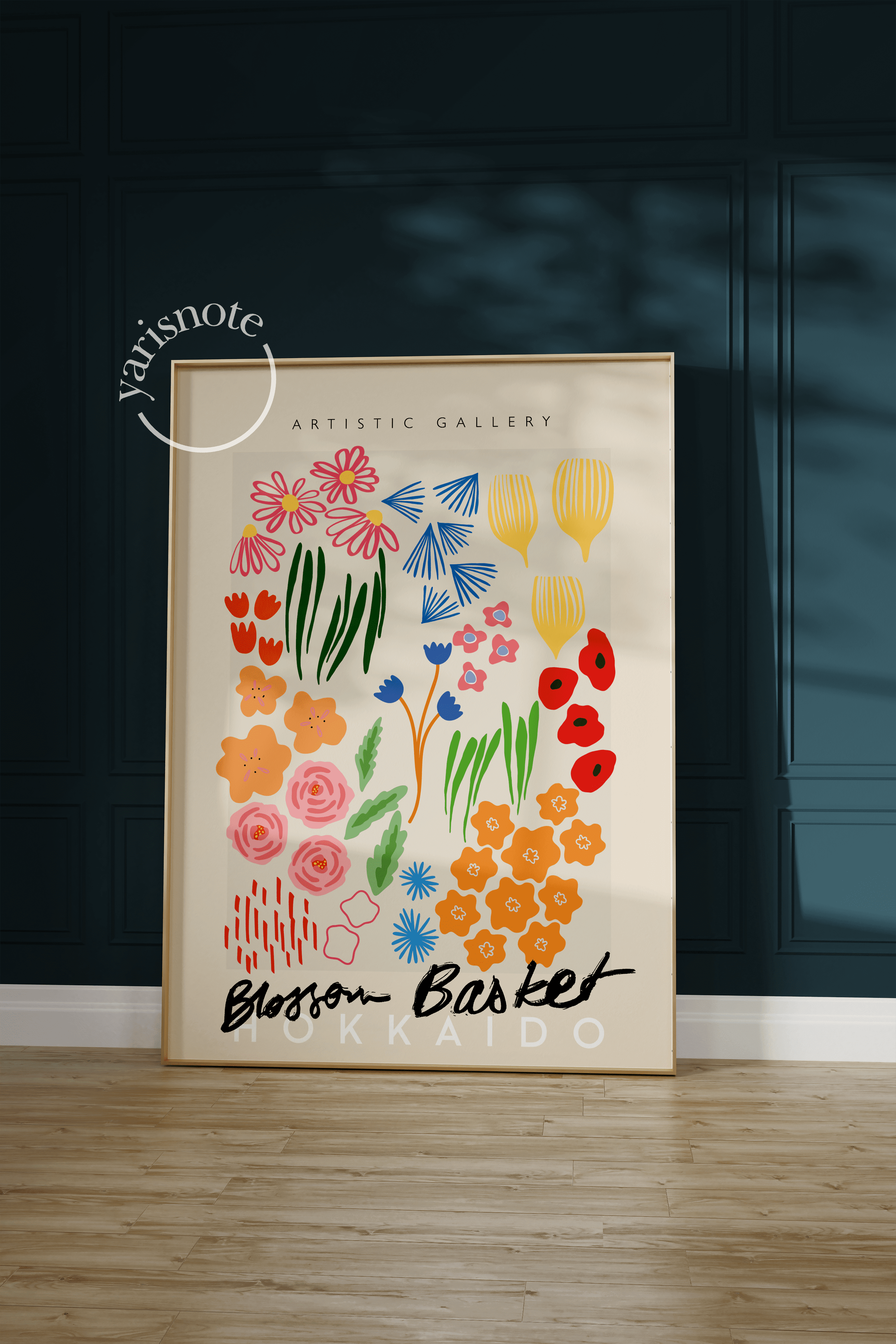 Blossom Basket Hokkaido Çerçevesiz Poster