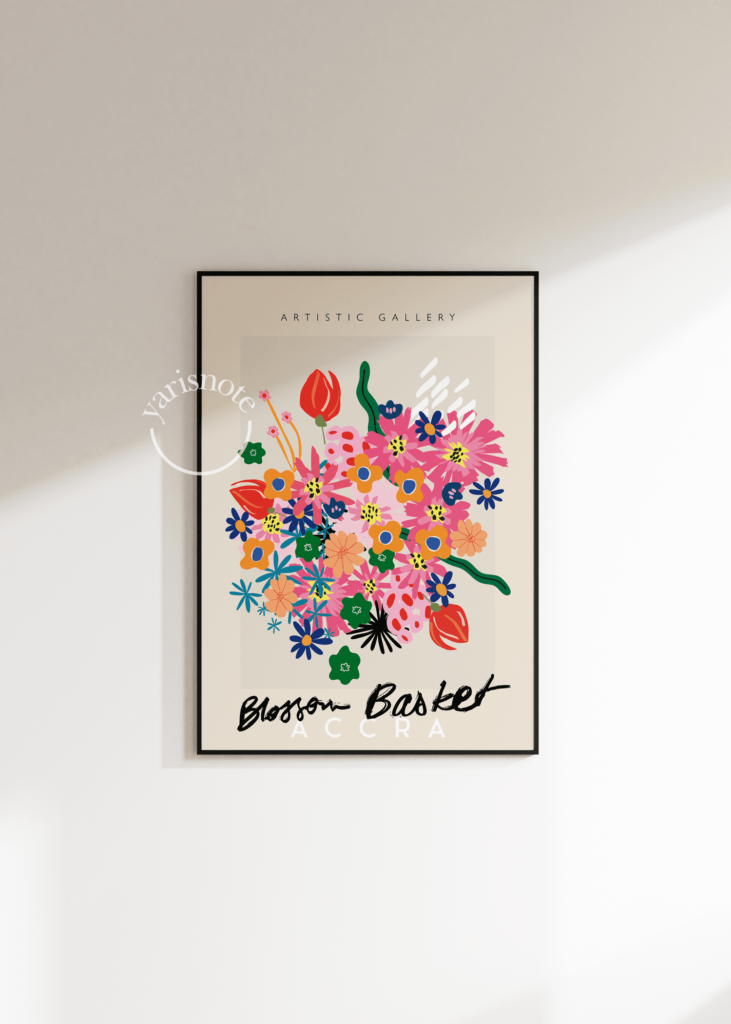 Blossom Basket Accra Unframed Poster
