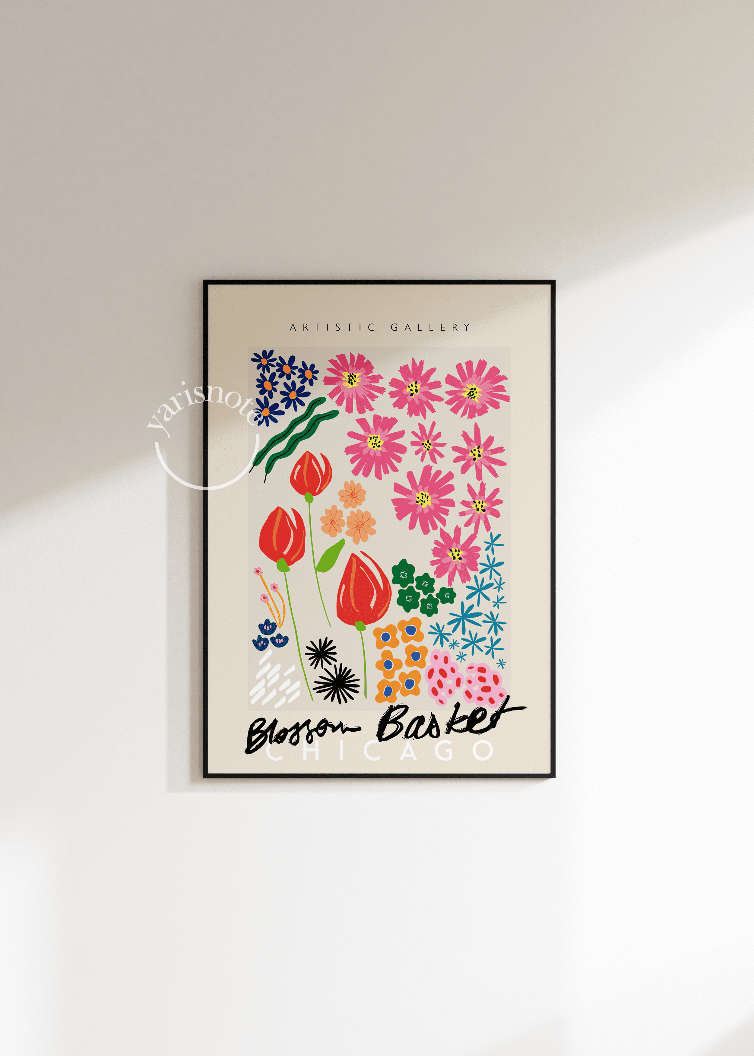 Blossom Basket Chicago Çerçevesiz Poster