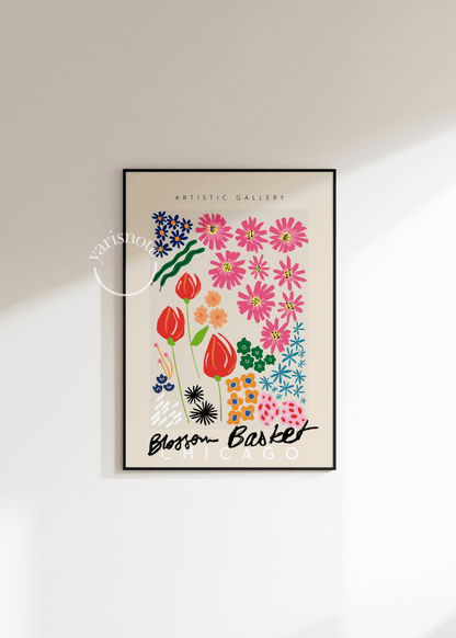 Blossom Basket Chicago Unframed Poster