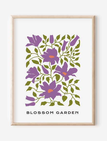 Flower Market Botanical Unframed Poster
